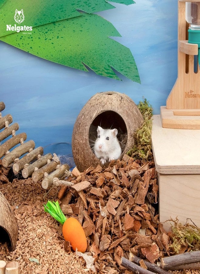 Nelgates Small Animal Bedding, Natural Soft Paper Bedding for Small Indoor and Outdoor Pets Rabbit, Gerbil, Hamster, Chinchilla, Rat, or Mouse 650g - Image 2